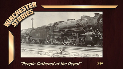 People Gathered at the Depot small